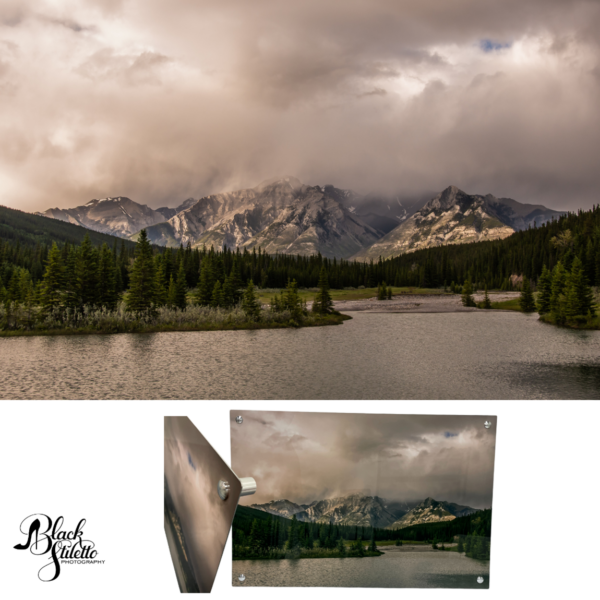 Cascade Evening – 16″ x 24″ Metal Print by Black Stiletto Photography